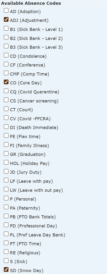 Attendance Grid Initiated Absence Requests - Process Form Configuration ...